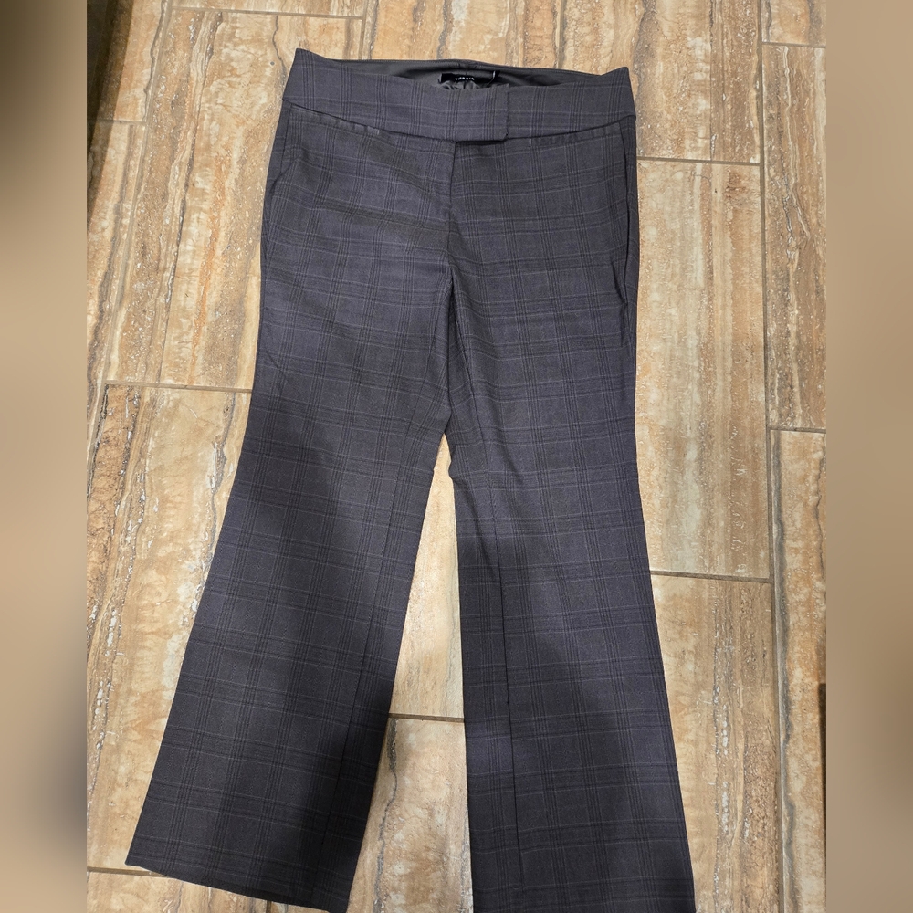Torrid,Gray Women's Pants, Boot  Cut, Plaid, Size 18R